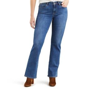 LEVIS 550 Bootcut Stretch Classic Blue Women's Jeans 14 XL Casual